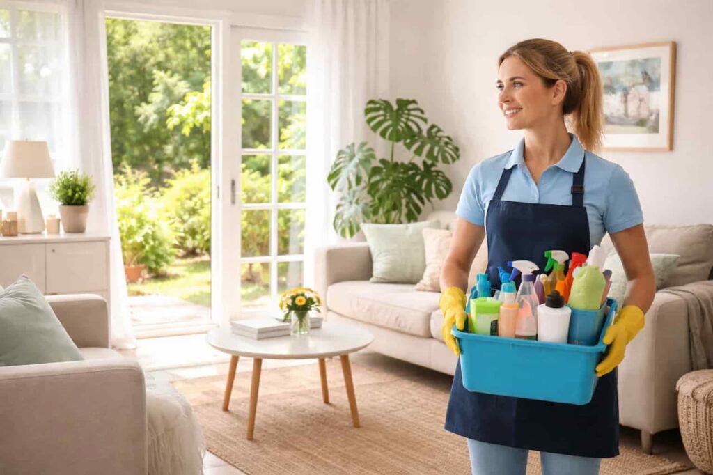 Cleaning in Newton Hall